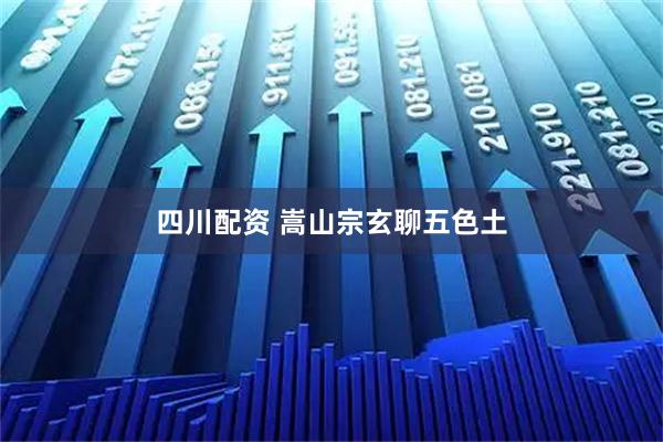 四川配资 嵩山宗玄聊五色土